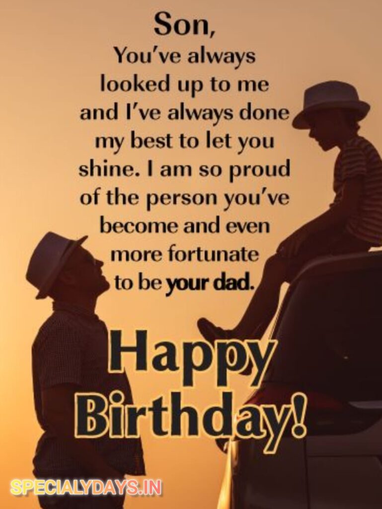 Happy Birthday Son.