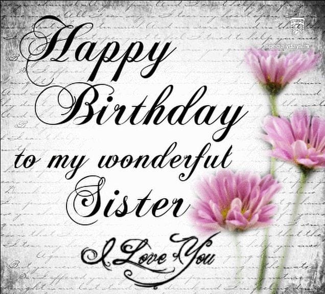 Birthday Wishes For Sister.
