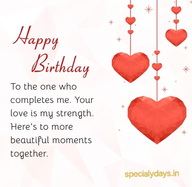 Birthday Wishes For Love