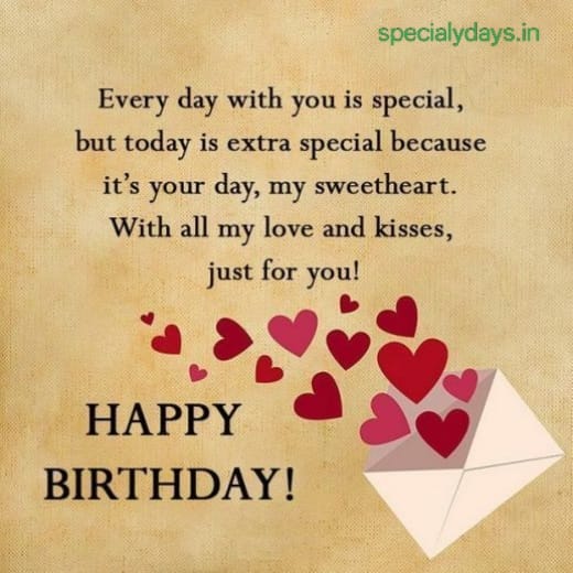 Birthday Wishes For Love